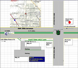 Small Office Location Map